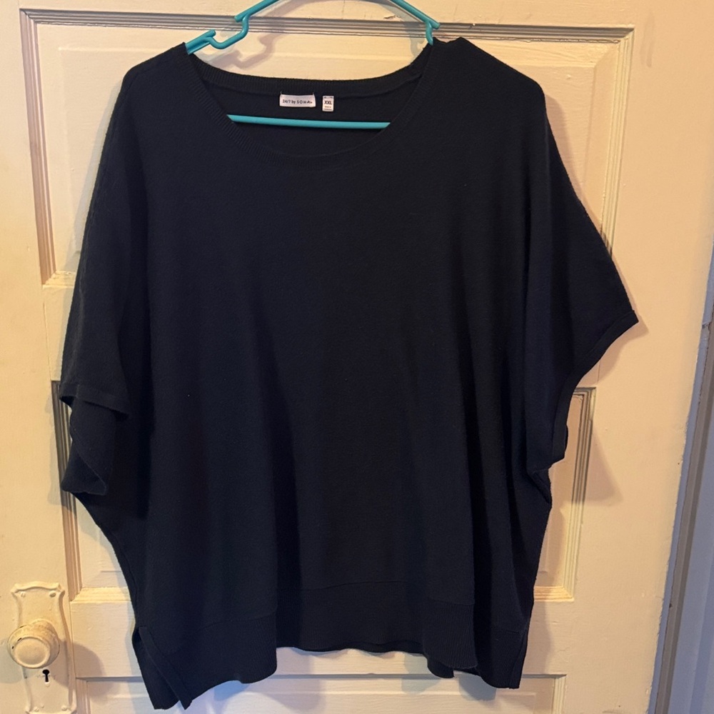 Soma Navy Blue Lounge Top